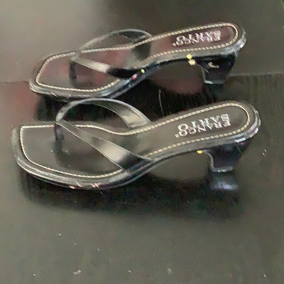 Franco Sarto black heeled sandal size 7 - Picture 6 of 6